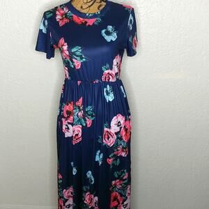 Floral Multicolored Maxi Dress